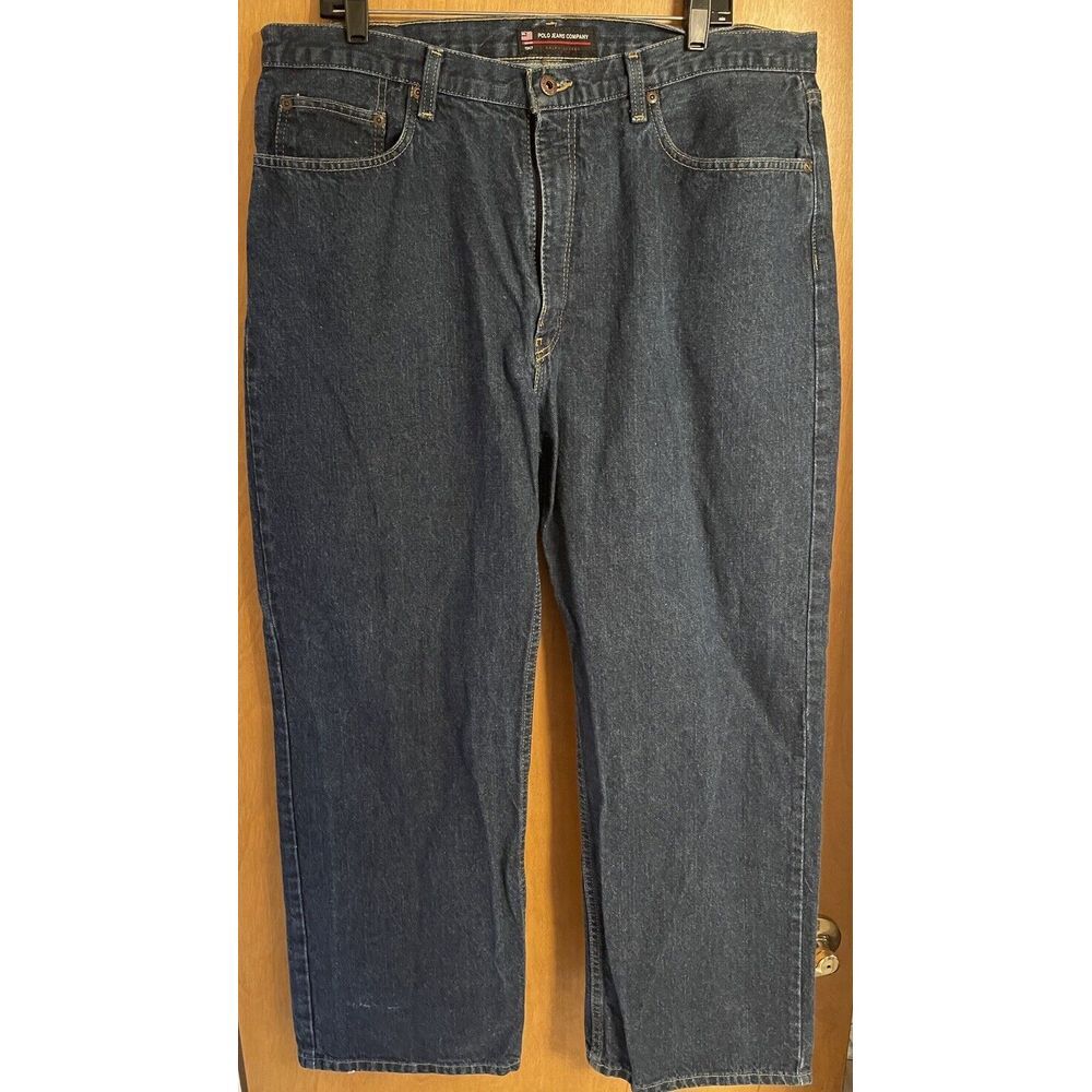 Polo Jeans Co Ralph Lauren RL Woodrow Relaxed Baggy Jeans Mens Size 38x30‎